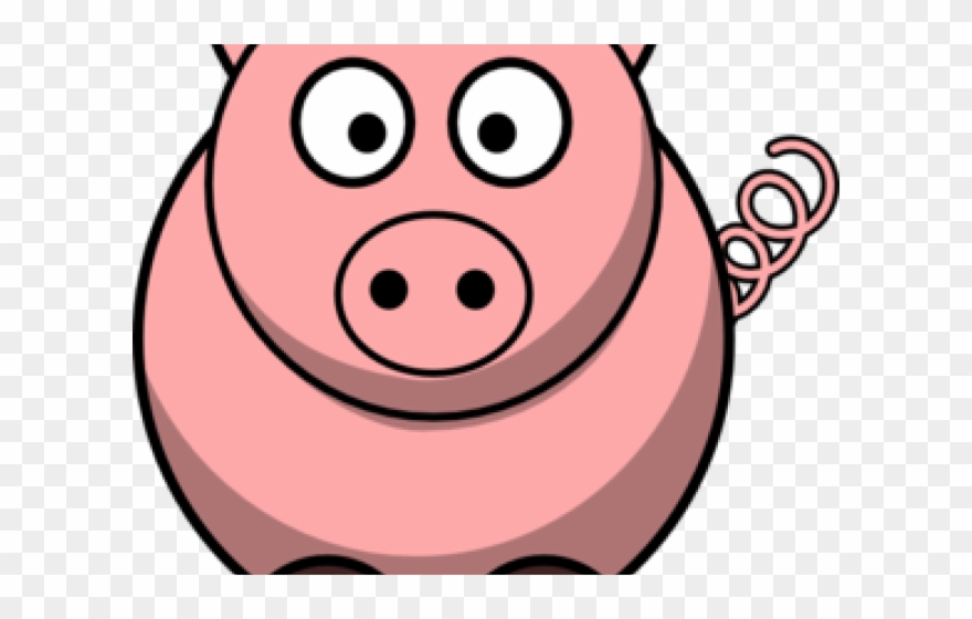 Simple Clipart Pig - Imagenes Animadas De Puercos - Png Download