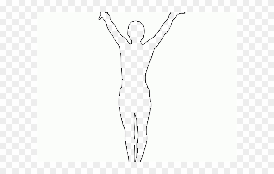 Gymnastics Silhouette - Stencilshapes Gymnast Style 1959 Diy Plastic Stencil Clipart