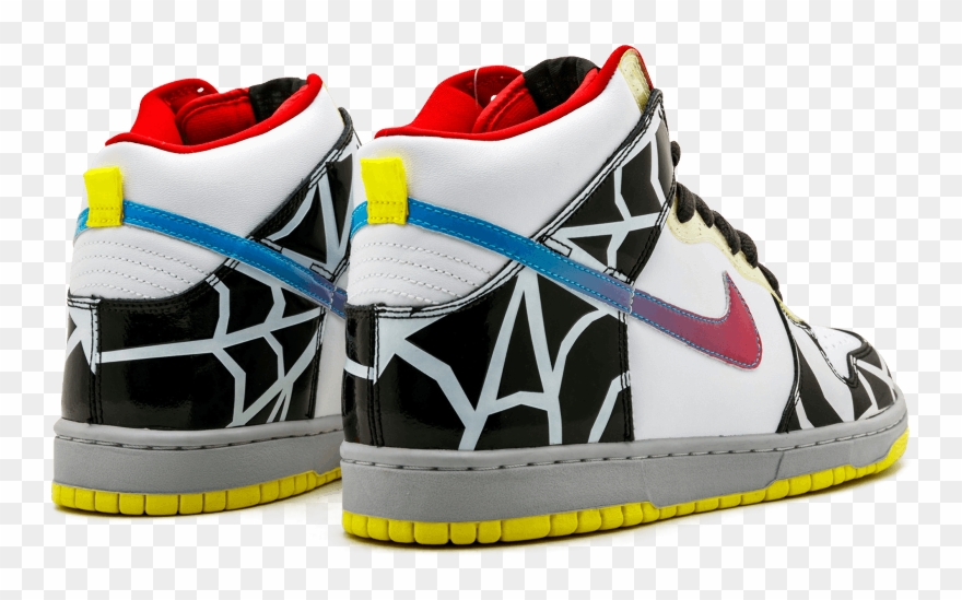 Nike Dunk High Premium Sb White/blue 313171-141 - Shoe Clipart