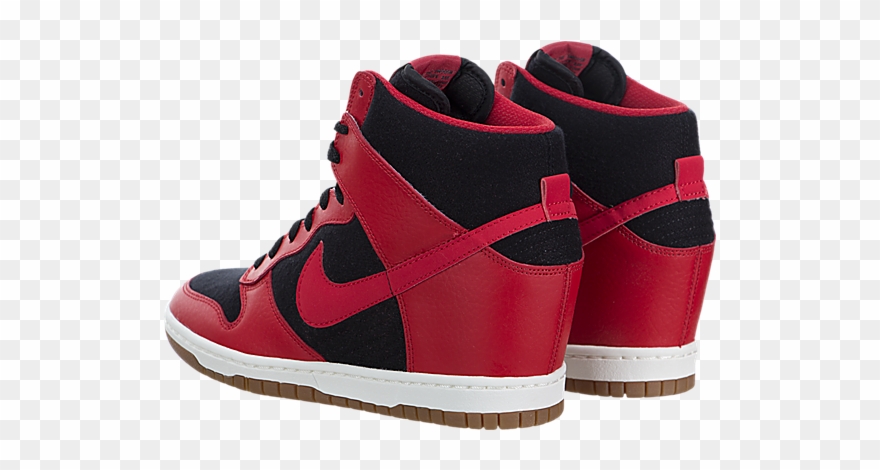 Nike Dunk Sky High Essential Red 802-91862 Clipart