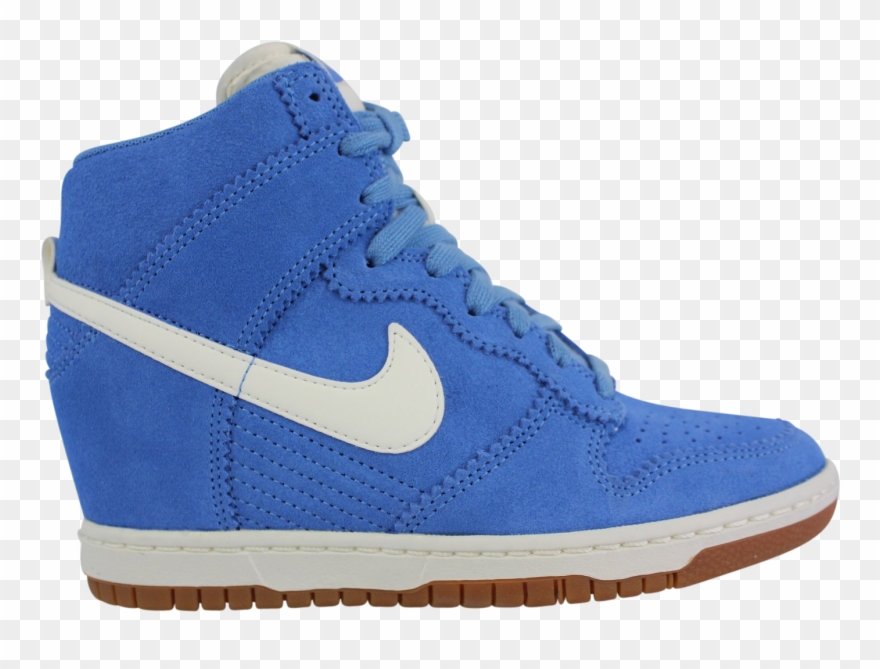 Nike Dunk Sky High Bleu - Sneakers Clipart