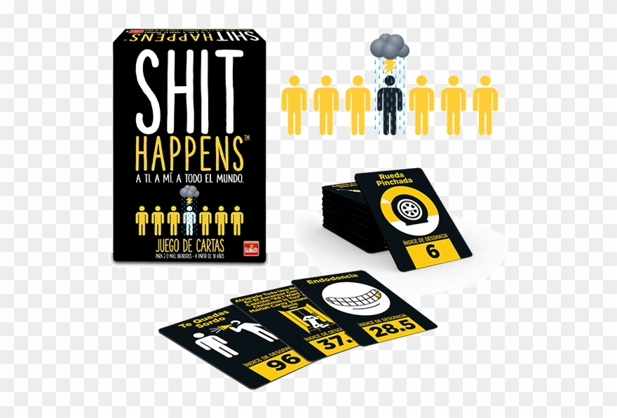 Shit Happens - Goliath Games Shit Happens Card Game Clipart