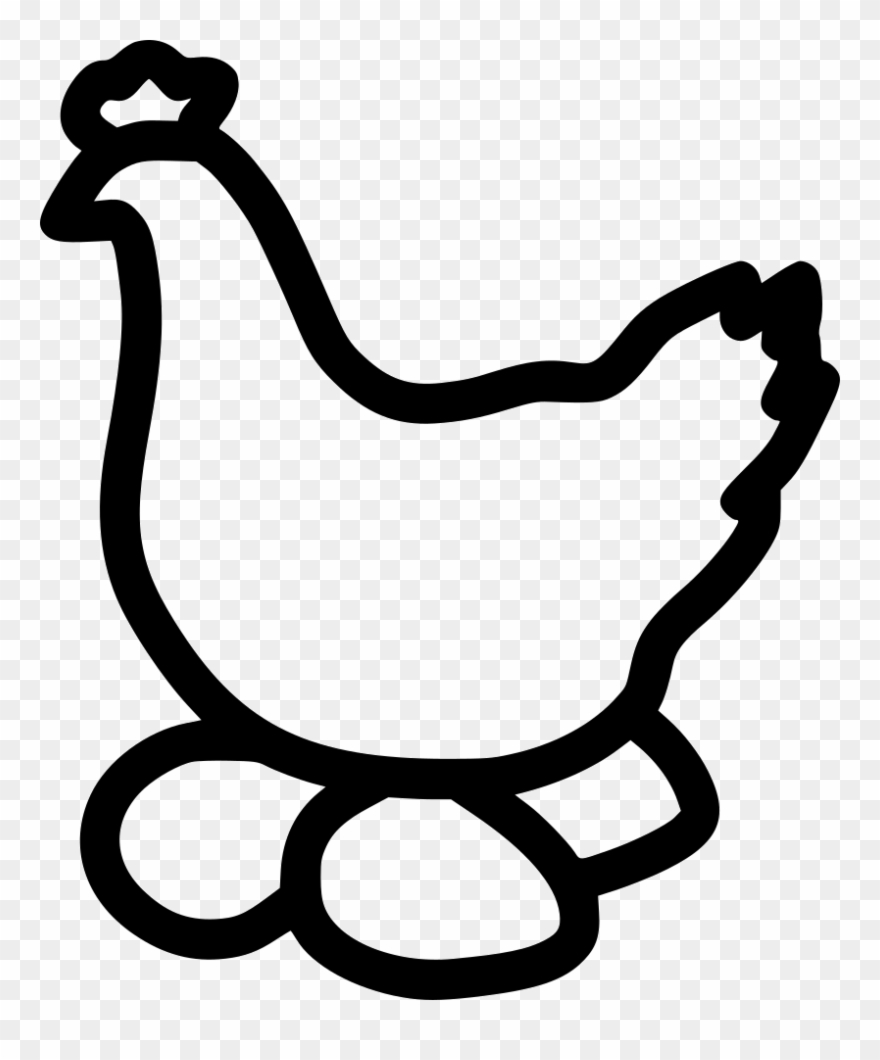 Hen Egg Eggs Poultry Comments - Poultry Icon Clipart