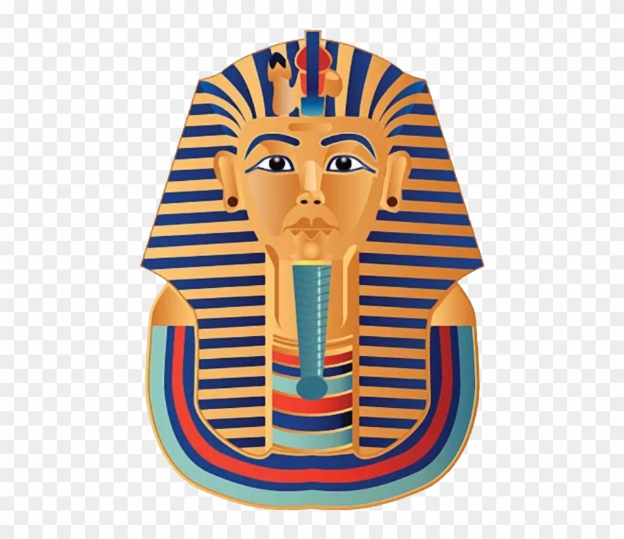 卡通手绘埃及旅游埃及法老png - Square Car Magnet 3 X Inch Egyptian Pharaoh King Tut Clipart