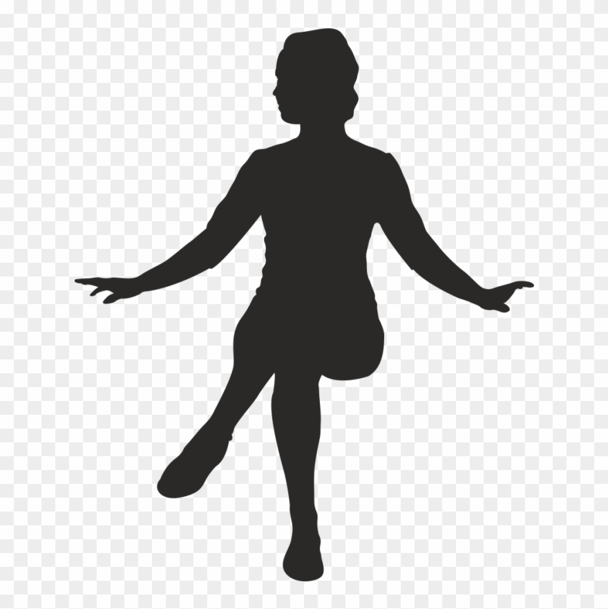 Woman Arms Up Silhouette - Person Sitting Png Silhouette Clipart