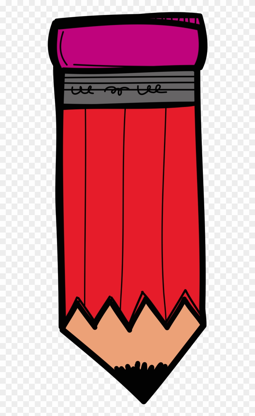 Pencil Box Clipart - Melonheadz School Clipart Black And White - Png Download