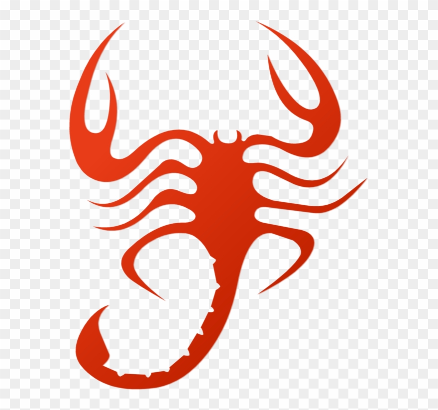 Tribal Akrep Dövme Clipart