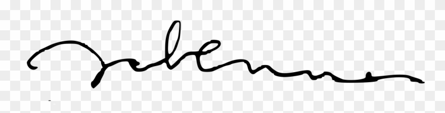 Firma De John Lennon - Small Signature Clipart
