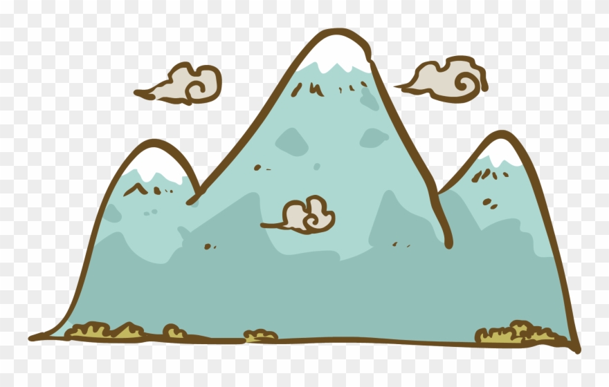 Learning Japanese Kanji With Pictures - Mountain Kanji Clipart