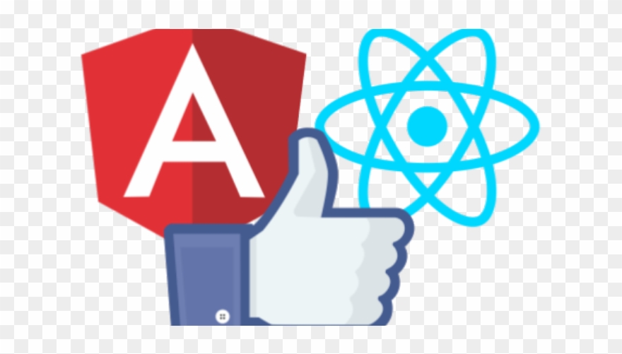 Angular Y React, El Encuentro De Dos Mundos - React Clipart