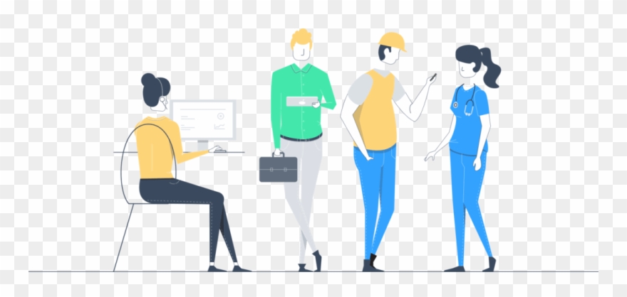 Clip Art Free Library Manager Clipart Business Worker - Workforce Transparent - Png Download