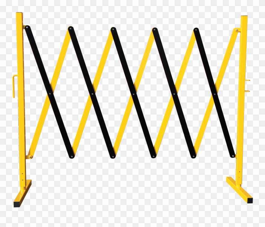 This Expandable Barrier Is Used To Prevent Foot Traffic - Barrier Gate Jpg Clipart
