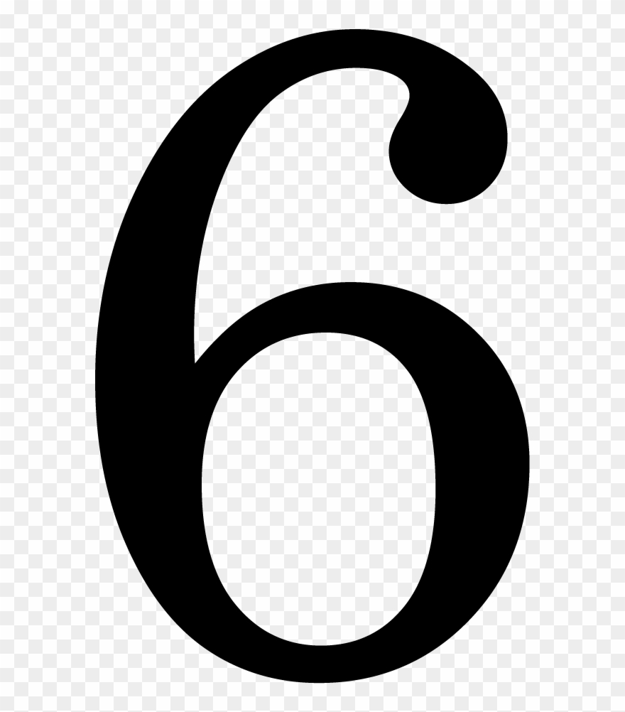 Map Overviewback To Beginning Hide Map - Number 6 Transparent Background Clipart