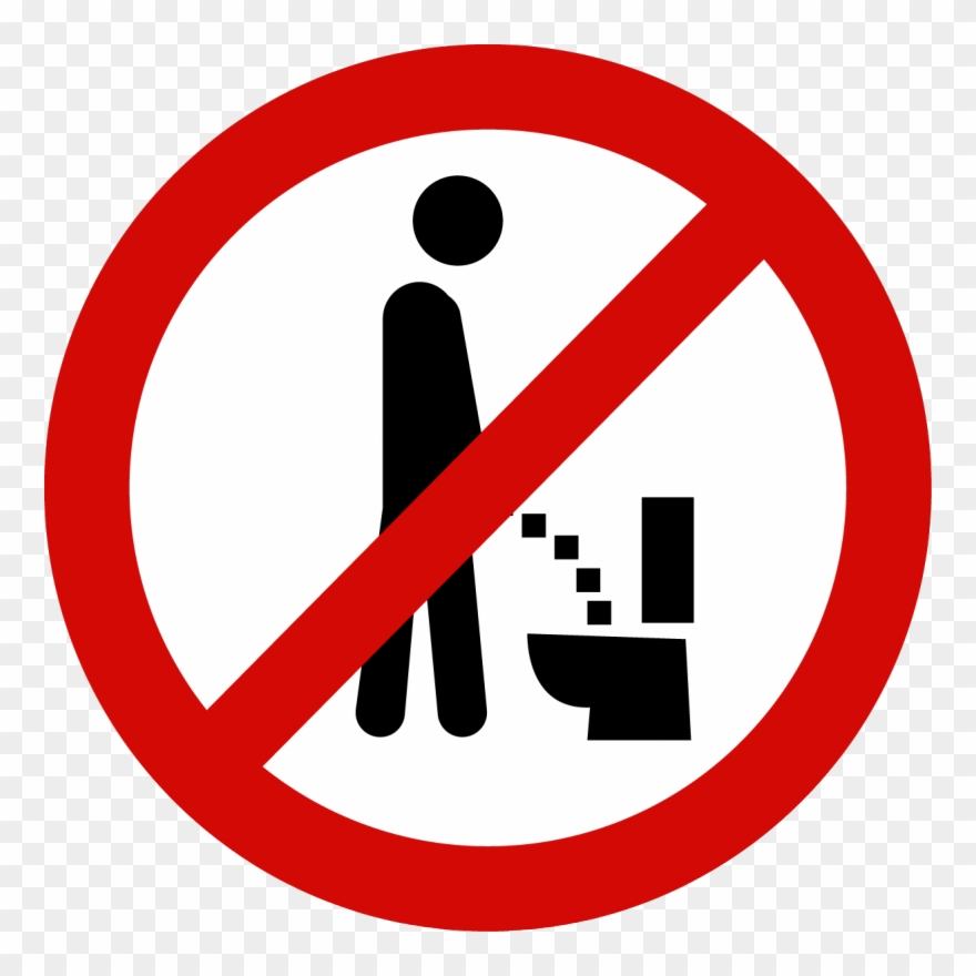 Suivant With Panneau Toilette Humour Logic Humor Images - Running In The Halls Clipart