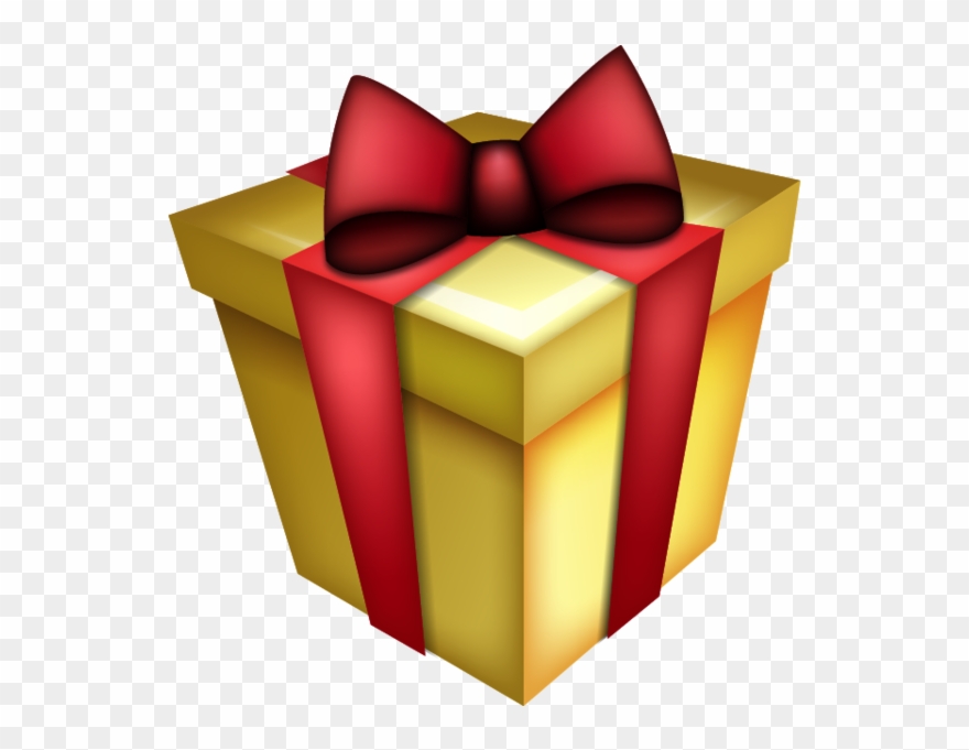 Present Emoji Icons All Gift Box Emoji Png Clipart (2195802