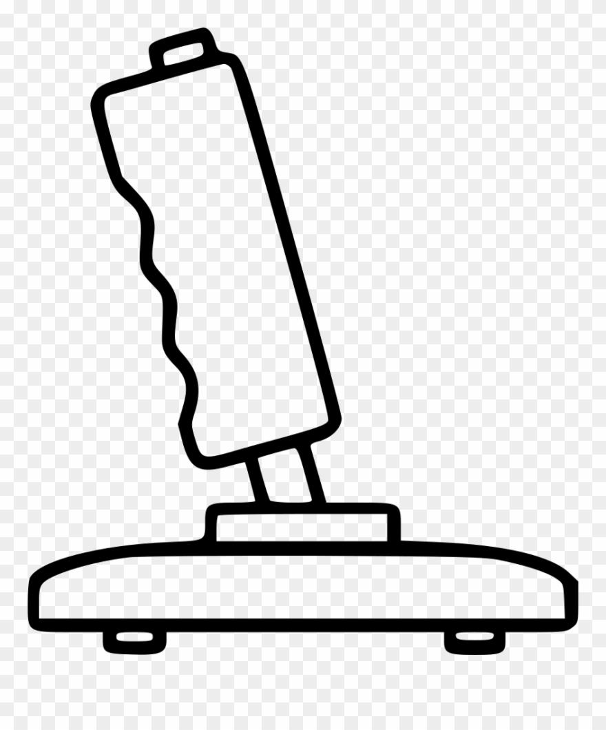 Joystick Console Game Controller Olschool Button Technology - Joystick Clipart