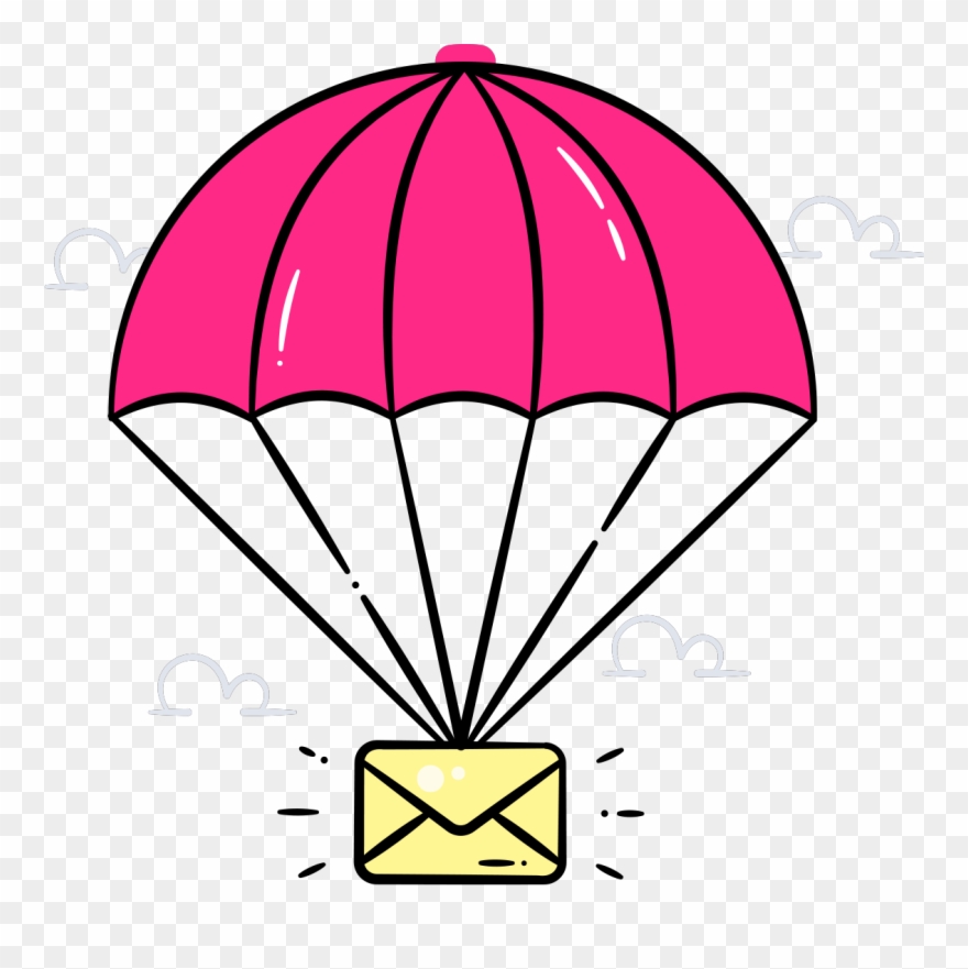 Parachute - Email Clipart