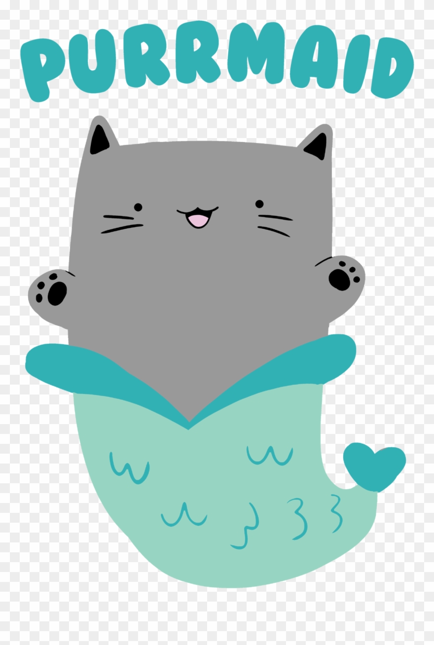 Purrmaids, Clearly The Best Kind Of Merm - Cartoon Clipart