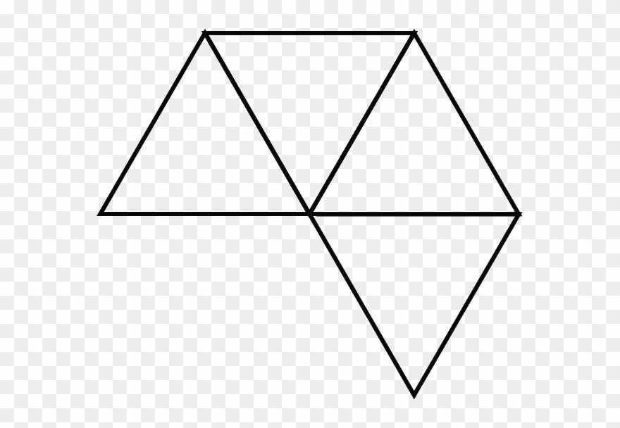 Why Do The Two Top Nets Work But The Bottom One Does - Икосаэдр Пнг Clipart