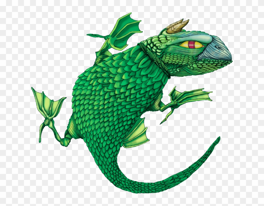 Wall Dog Lizard - Graphic Design Lizard Clipart