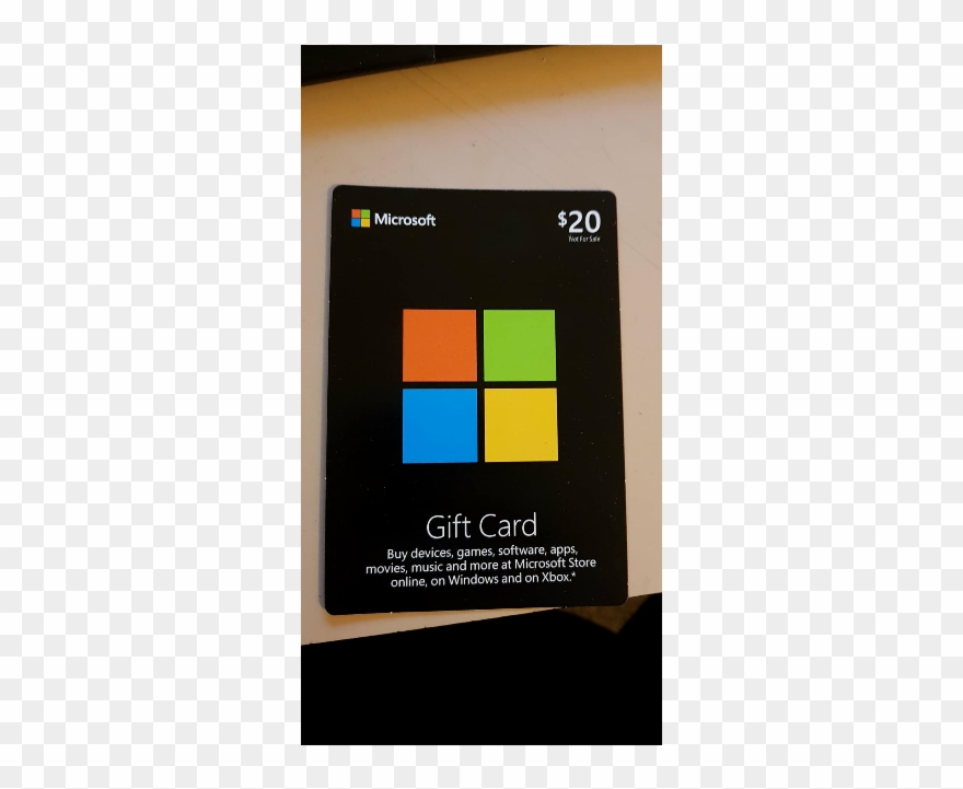 Microsoft Gift Card - Xbox Live Clipart