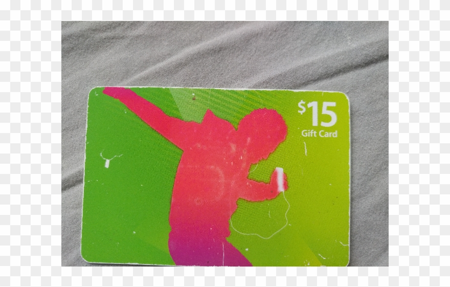 15 Dollar Itunes Gift Card - Itunes Gift Card Clipart