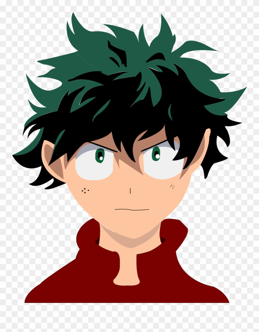 [oc] [fanart] Deku Vector Drawing - Cartoon Clipart