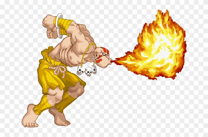 Cyber Street Fighter Dhalsim Teaches You Quot Roasting Clipart
