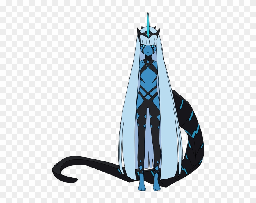 001 - Darling In The Franxx Queen Of Klaxosaur Clipart