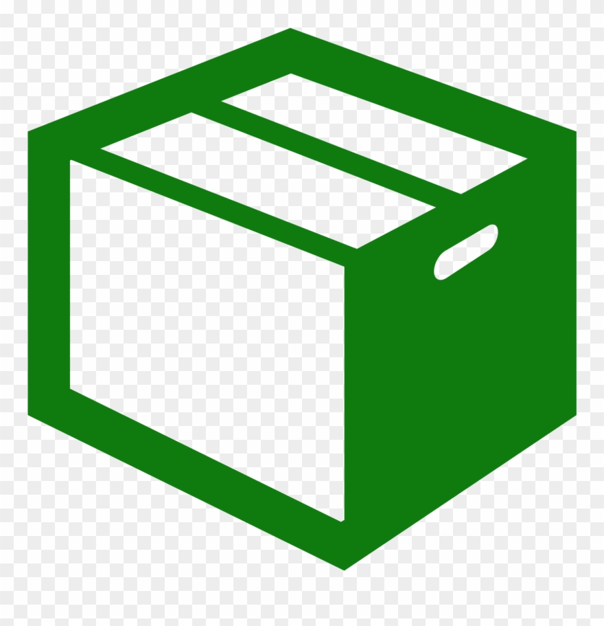 Order Box Icon Png For Kids - Transparent Black Box Icon Clipart