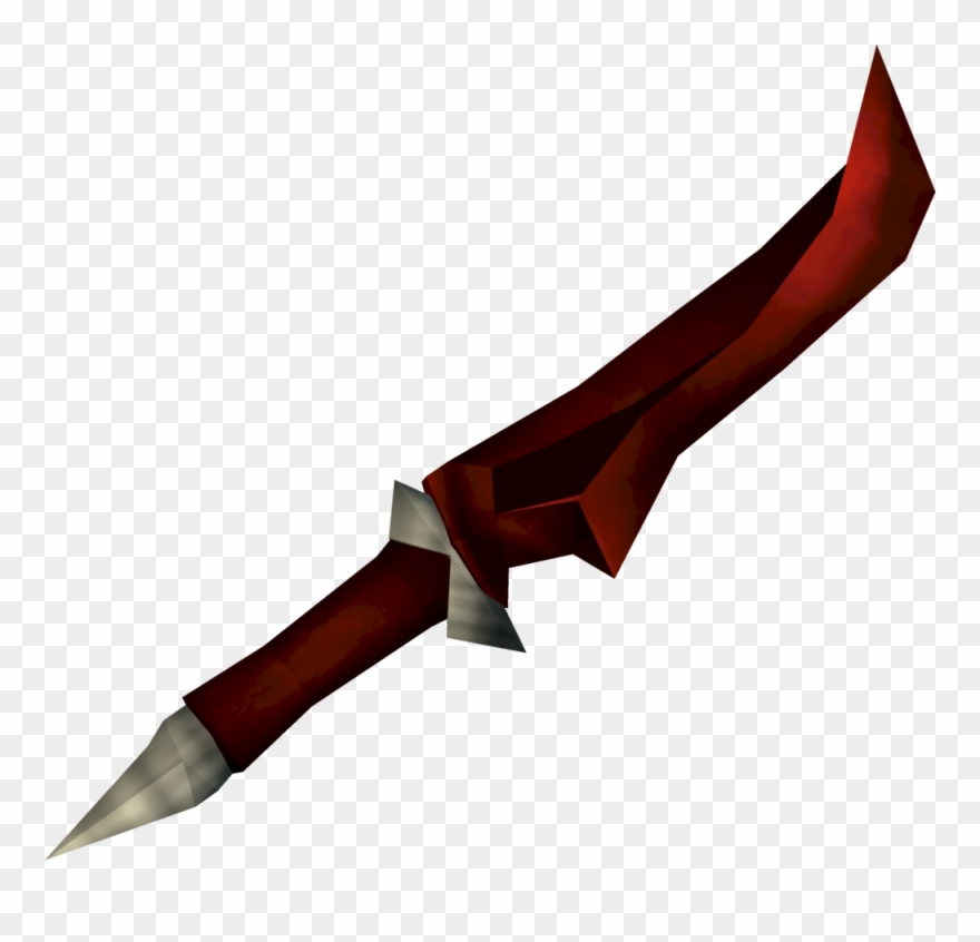 Detailed - Runescape Dragon Knife Clipart