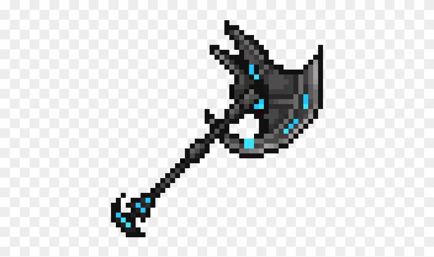 Daedric War Axe Clipart