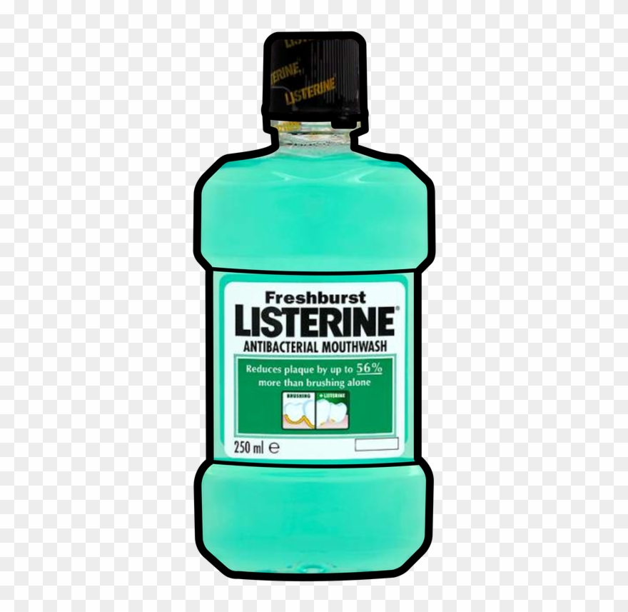 Symbol Bathroom - Talksense - Listerine Cool Mint Mouthwash 500ml Clipart