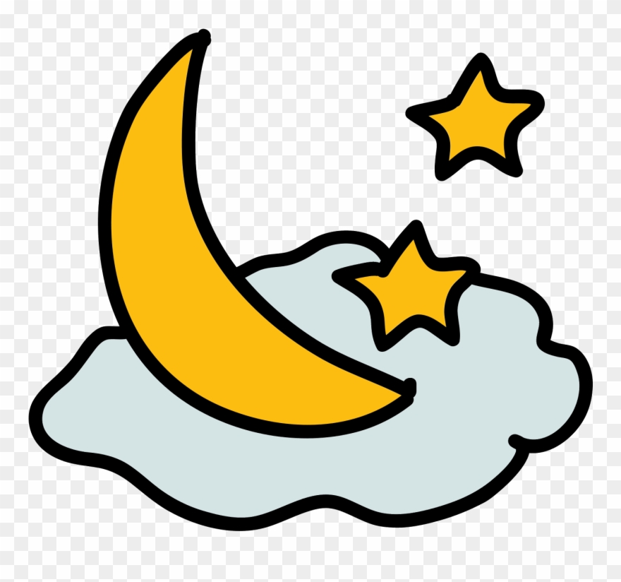 Moon And Stars Icon - Icon Clipart