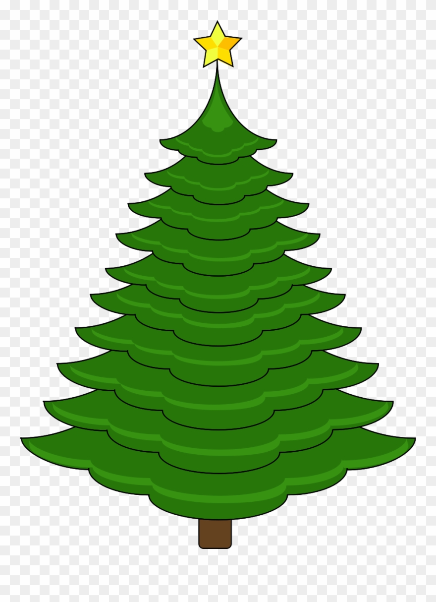 Clipart Christmas Tree How To Decor A Xmas Tree How - Christmas Graphic - Png Download