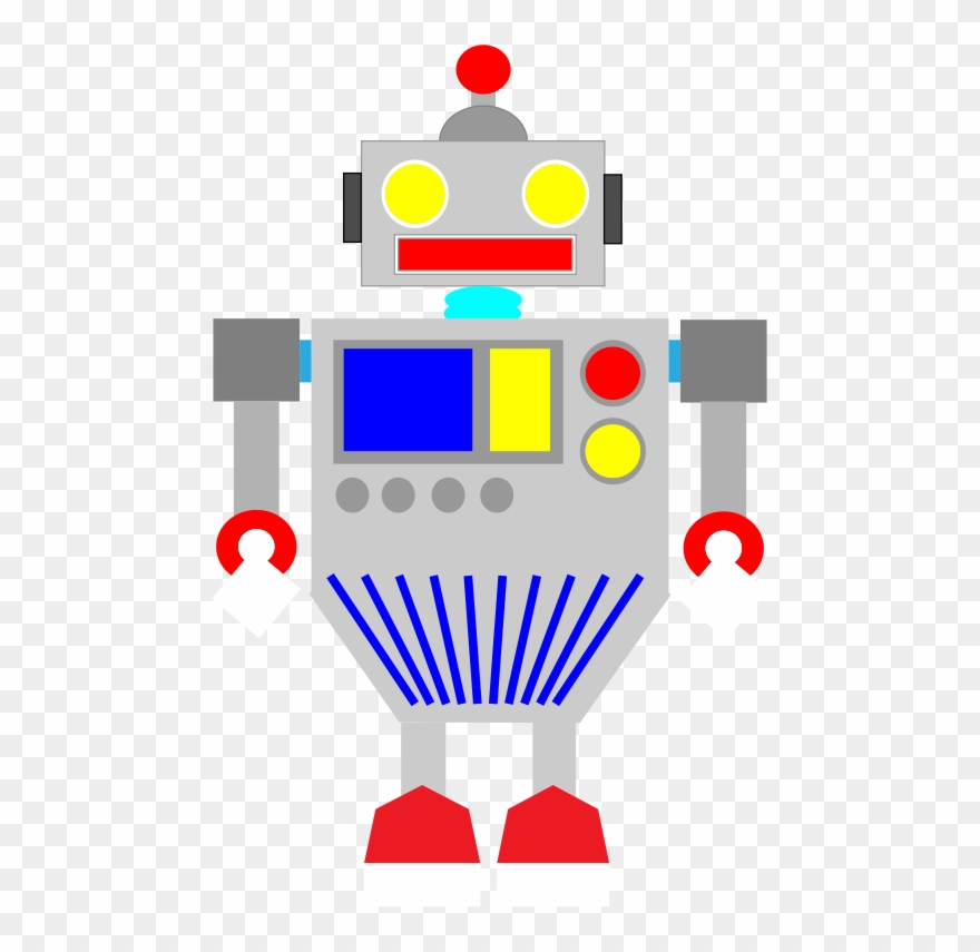 Clipart Robot Robot Clip Art Black And White Robot - Clip Art - Png Download