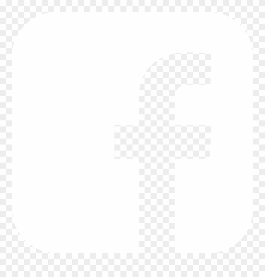 Connect With Us - Fb Logo Png White Clipart