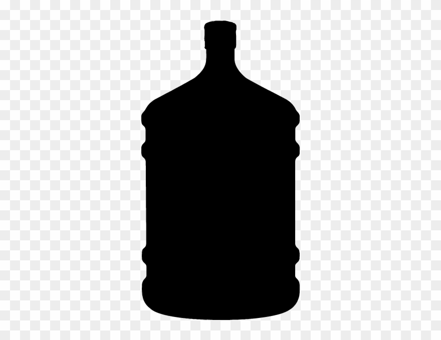 5 Gallon Water List Link - Plastic Water Bottle Silhouette Clipart