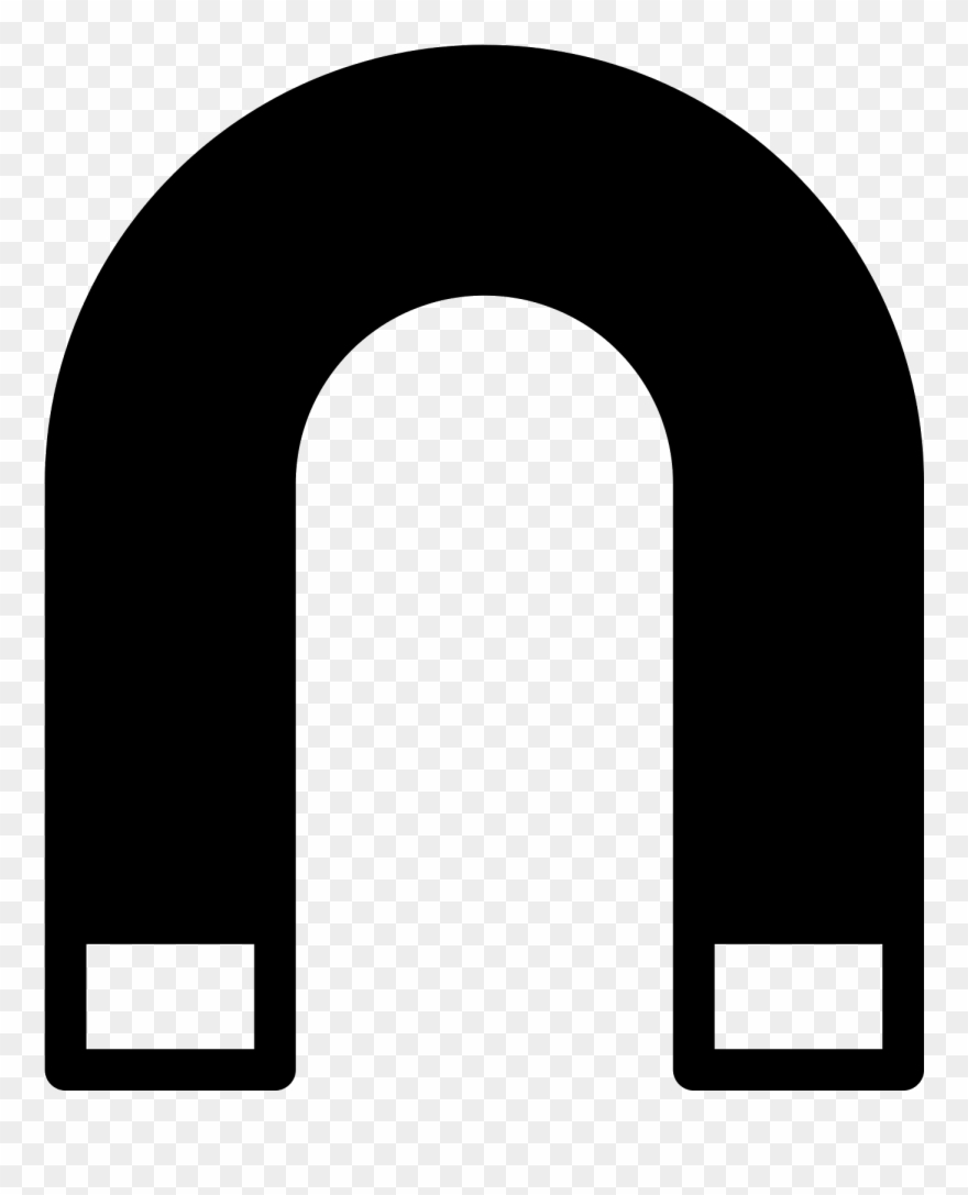 This Upside Down 'u' Is A Bendy Icon That Represents - Horseshoe Magnet Svg Clipart