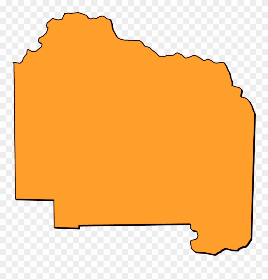 A Collection Of Simplified Outline Maps Of Alachua - Florida Clipart