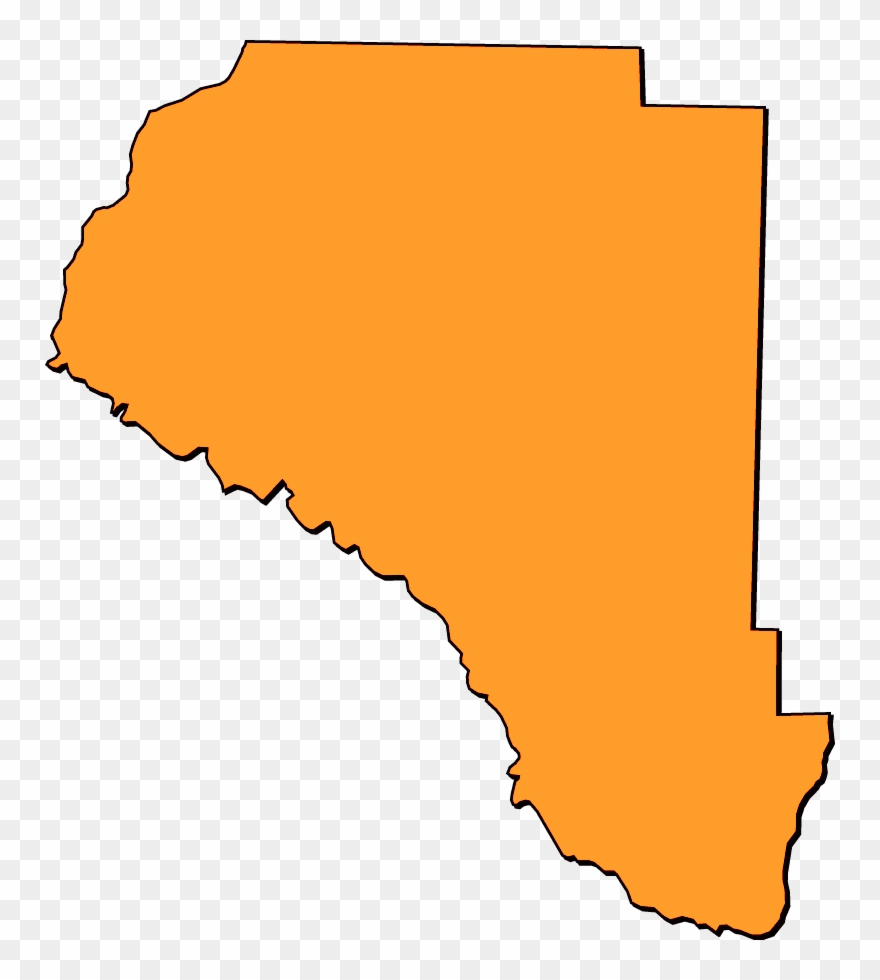 A Collection Of Simplified Outline Maps Of Taylor County - Map Clipart