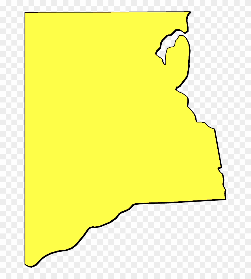 A Collection Of Simplified Outline Maps Of Clay County Clipart