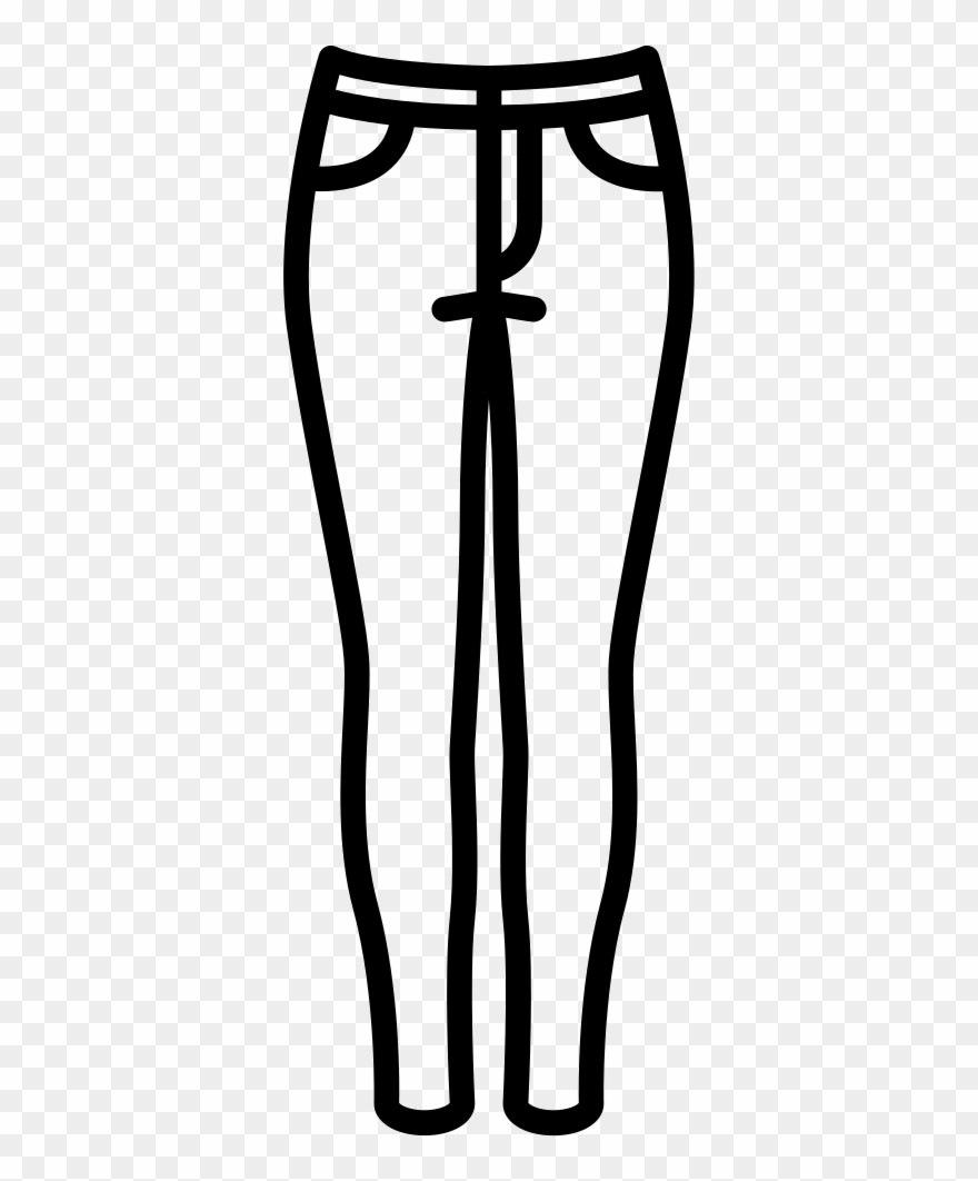 Slim Fit Pants Comments - Clothing Clipart