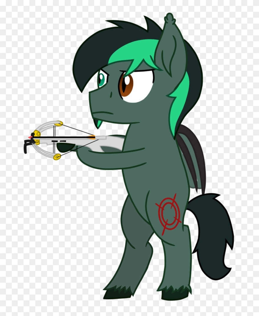 Toyminator900, Bat Pony, Bat Pony Oc, Commission, Crossbow, Clipart