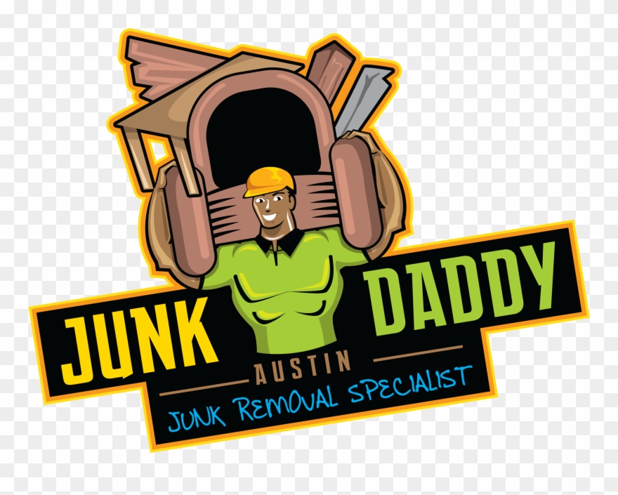 Junk Daddy Austin No Hauling Ex Wives - Junk Removal Logo Clipart