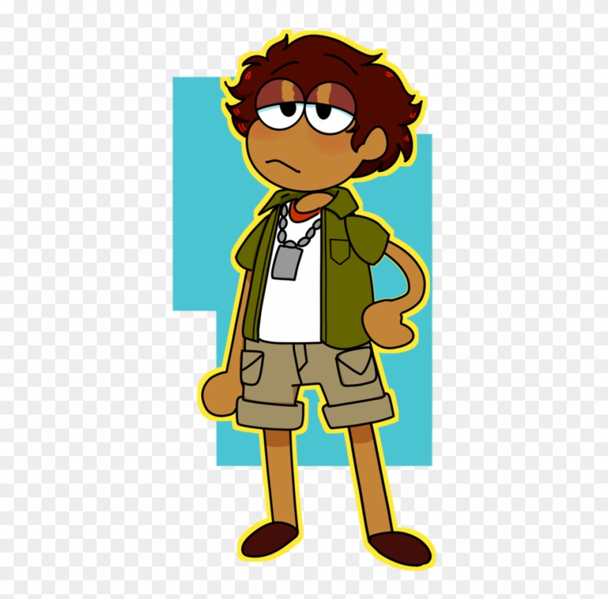 Messy Lizard, The Most Default And Boring Character - Cartoon Clipart