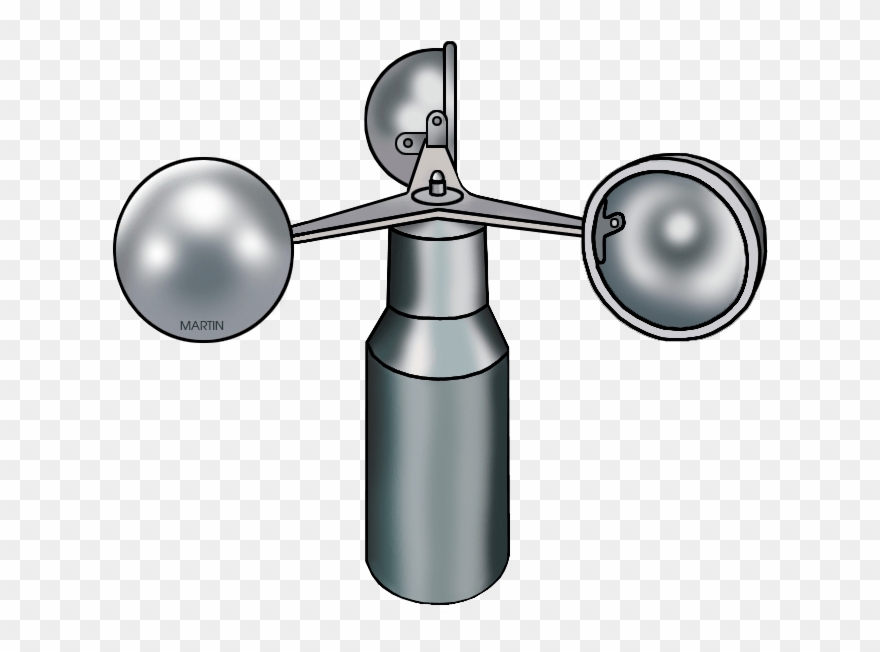 Anemometer Cliparts - Weather Anemometer - Png Download