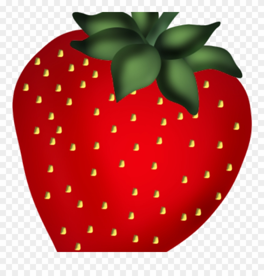 Clipart Strawberries Strawberry Clip Art Clip Art Food - Vegetables And Fruits Clip Arts - Png Download
