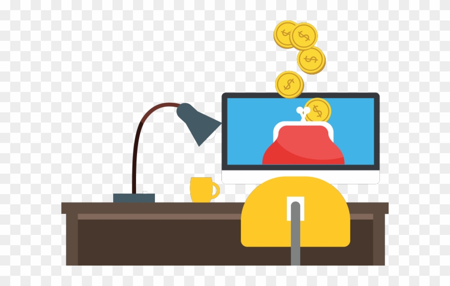 Online Banking Clipart Financial Bank - Bank Finance Illustration - Png Download