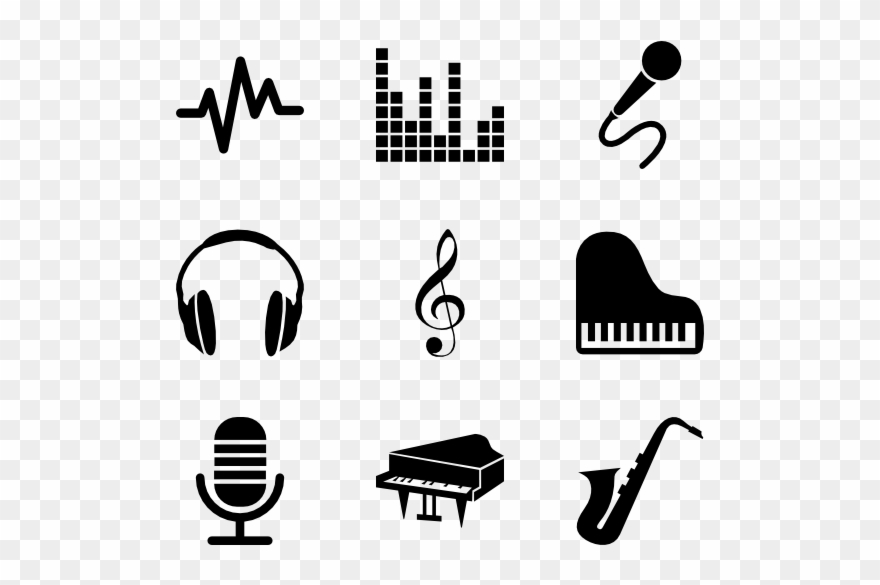 Music Notes - Record Label Clipart